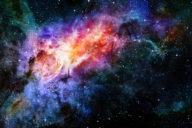 outer space stock image